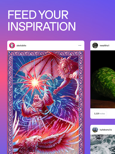 Tumblr Social Media & Art Blog screenshot