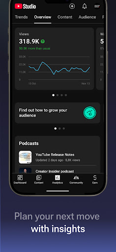 YouTube Studio screenshot