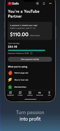 YouTube Studio screenshot