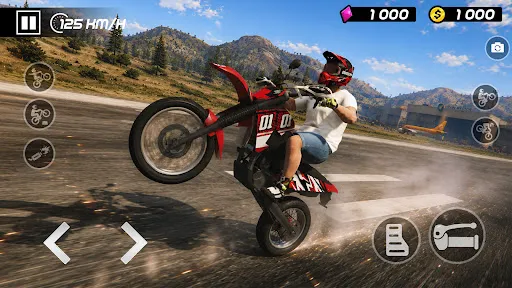 Wheelie Stunt Moto 3D screenshot