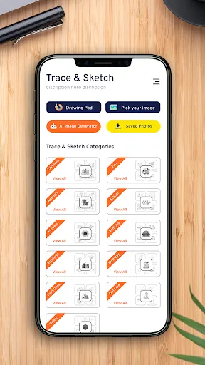 AI Drawing : Trace & Sketch screenshot