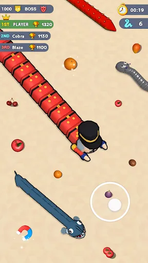 Worms .io Hungry Game screenshot