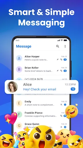 Messages: Text SMS Home App screenshot