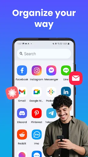 Messages: Text SMS Home App screenshot