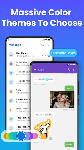 Messages: Text SMS Home App screenshot