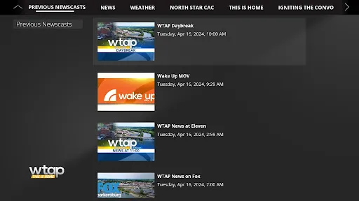 WTAP Now screenshot
