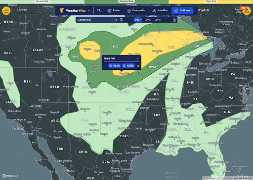 WeatherWise.app screenshot