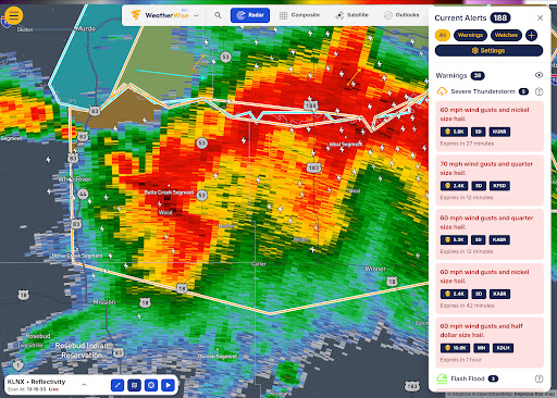 WeatherWise.app screenshot