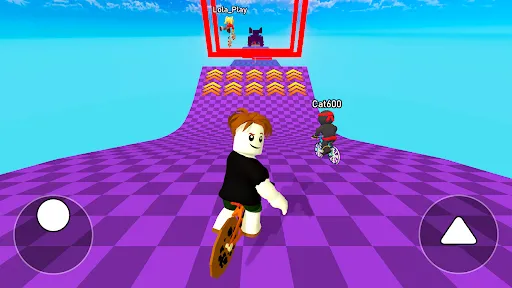 Obby bike: Parkour Adventure screenshot