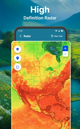 Weather forecast screenshot