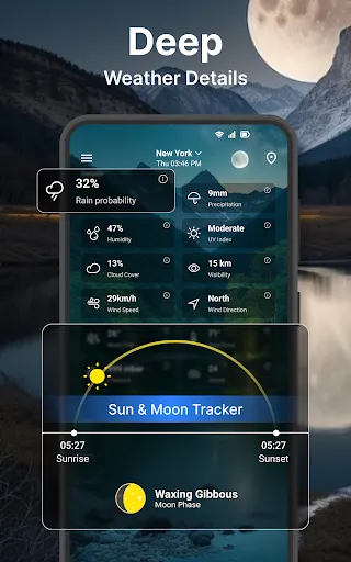 Weather forecast screenshot