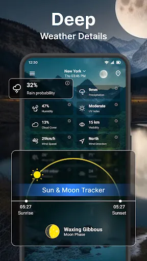Weather forecast screenshot