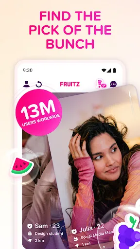 Fruitz - Dating app screenshot