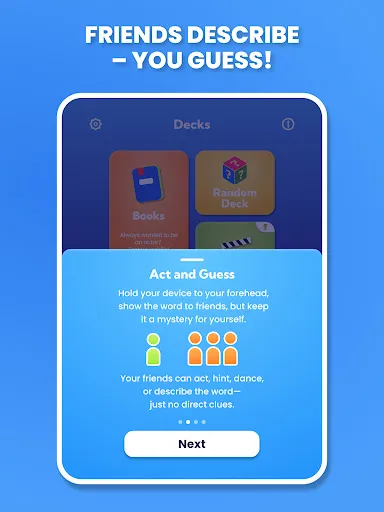 Charades Guess Game — Guessly screenshot