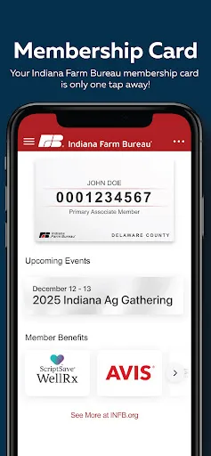Indiana Farm Bureau screenshot