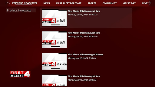 First Alert 4 St. Louis screenshot