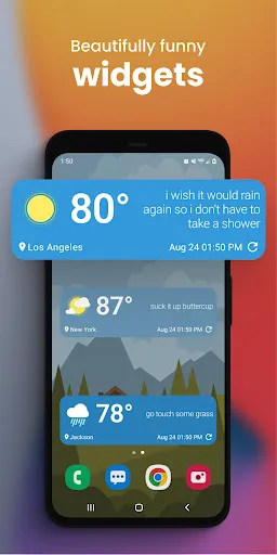 Funny Weather: Rude Forecast screenshot