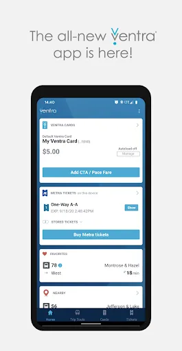 Ventra screenshot