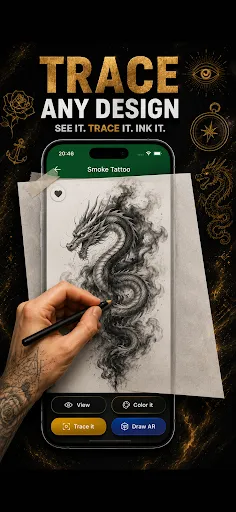 AR Tattoo Drawing & Find Idea screenshot