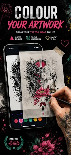 AR Tattoo Drawing & Find Idea screenshot