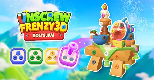 Unscrew Frenzy 3D screenshot