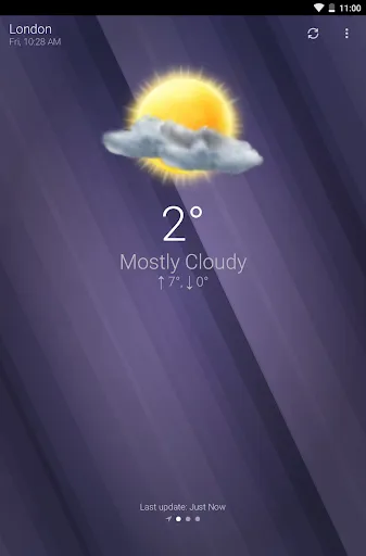 Weather screenshot