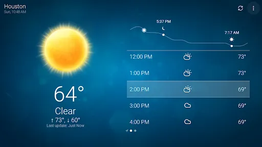 Weather screenshot