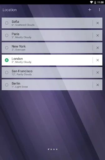 Weather screenshot