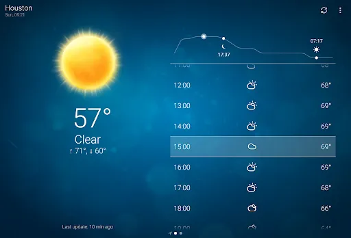 Weather screenshot