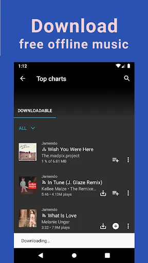 Unlimited MP3 Music Downloader screenshot