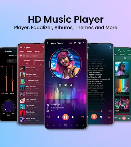 Music player screenshot