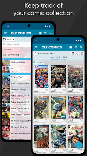CLZ Comics comic book database screenshot