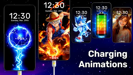 Battery Charging Animation App screenshot