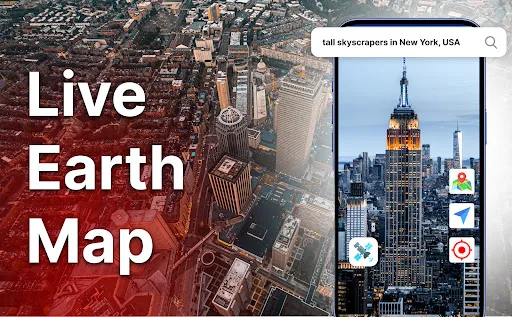 Live Earth Map: Satellite View screenshot