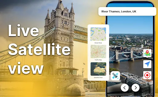 Live Earth Map: Satellite View screenshot