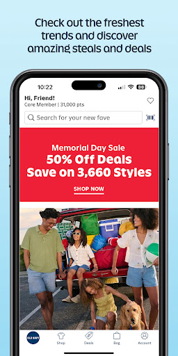 Old Navy: Fashion at a Value! screenshot