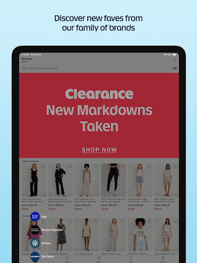 Old Navy: Fashion at a Value! screenshot