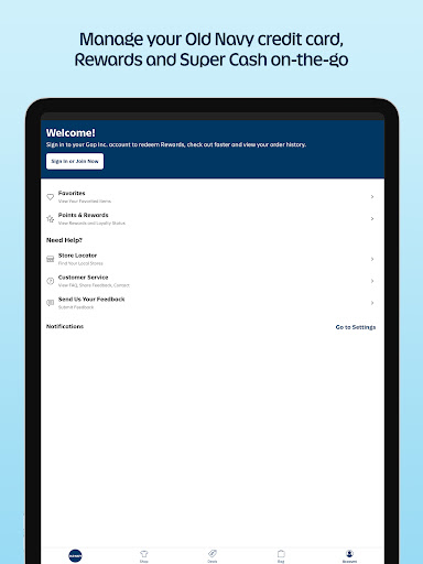 Old Navy: Fashion at a Value! screenshot