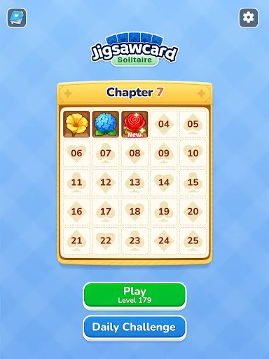 Jigsawcard Solitaire Puzzle screenshot