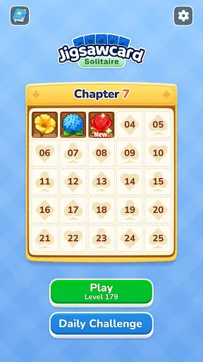 Jigsawcard Solitaire Puzzle screenshot