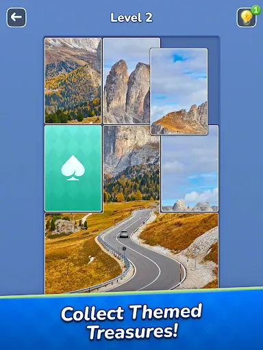 Jigsawcard Solitaire Puzzle screenshot