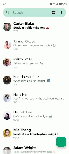 Fossify Messages screenshot