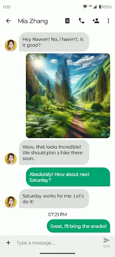 Fossify Messages screenshot