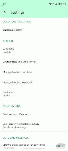 Fossify Messages screenshot