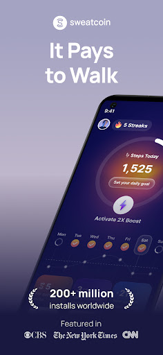 Sweatcoin・Walking Step Counter screenshot