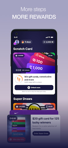 Sweatcoin・Walking Step Counter screenshot