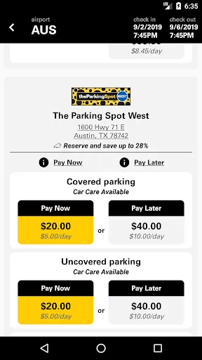 The Parking Spot screenshot