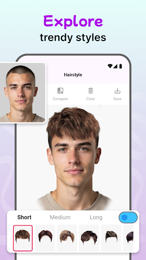 Modiface Haircut：Hair Makeover screenshot