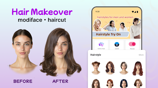Modiface Haircut：Hair Makeover screenshot
