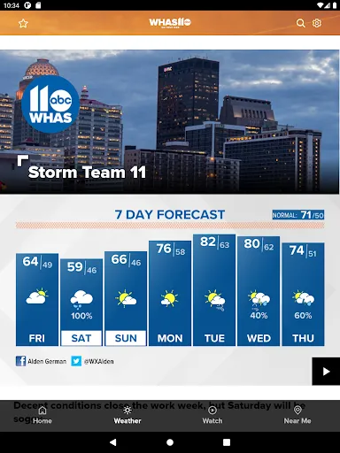 WHAS11 Louisville News screenshot